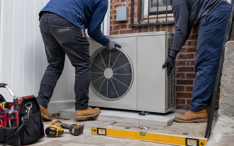 New air conditioning installation at a home in Fordham Bronx NY
